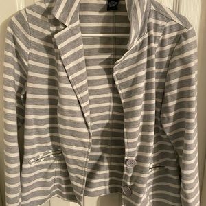 Grey and white jacket